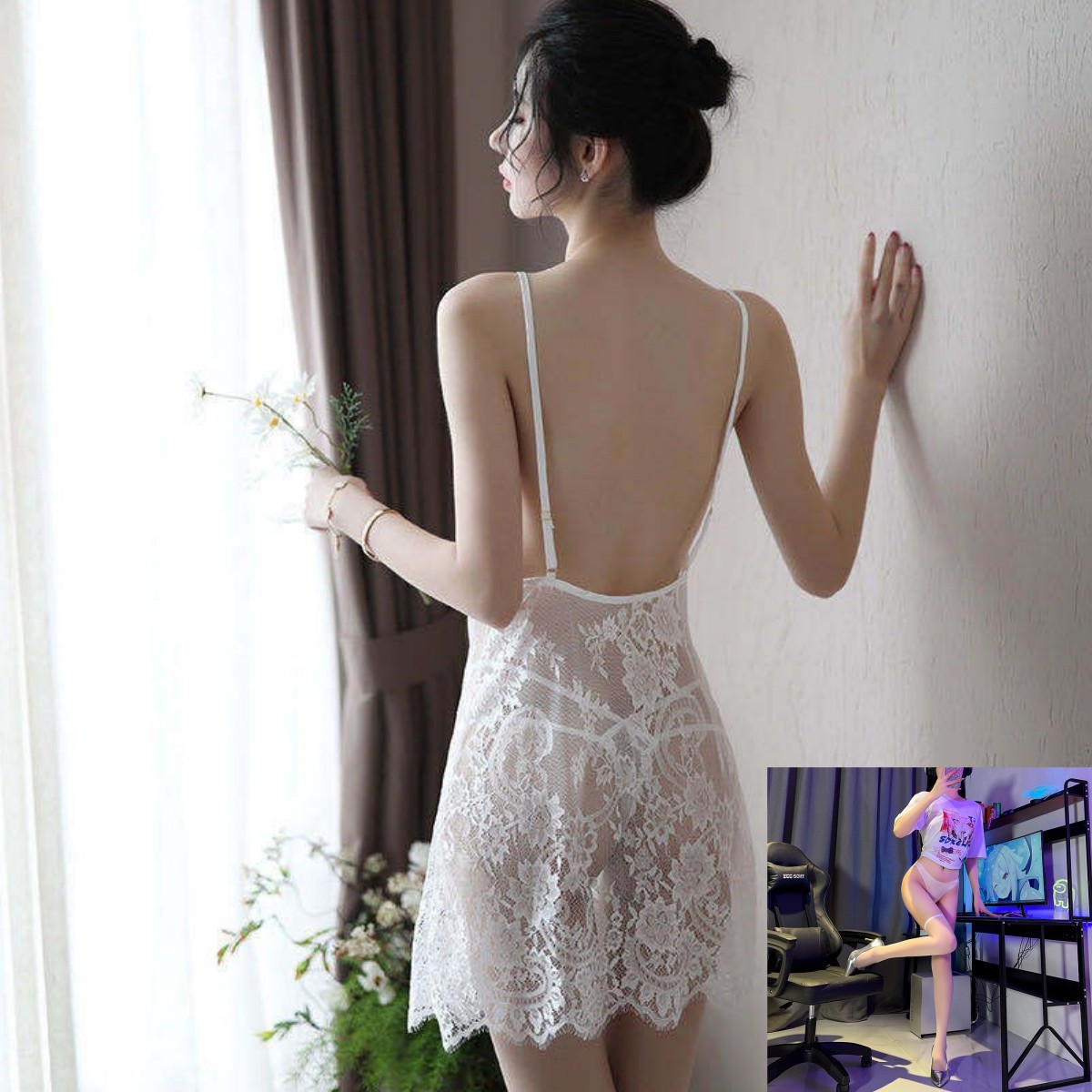 흰색 +115 흰색 플랫 양말