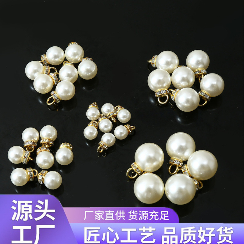 Factory sales bright imitation pearl pendant DIY pendant jewelry accessories pearl accessories accessories wholesale spot