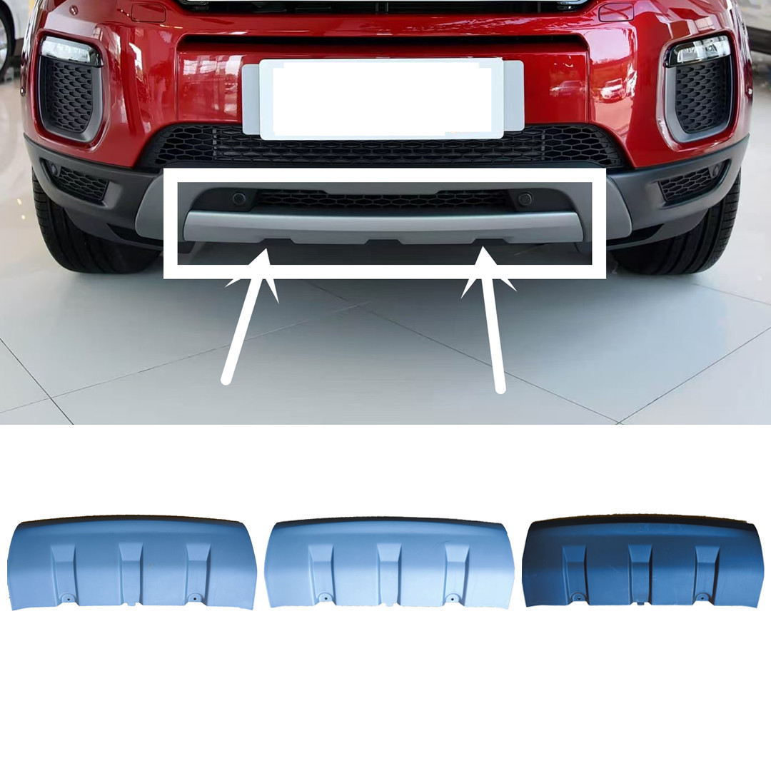 Land Rover Front Bumper Lower Guard Plate Trailer Cover for Land Rover Range Rover Evoque (Bumper) - 16-18-front-bumper-lower-guard-plate-black
