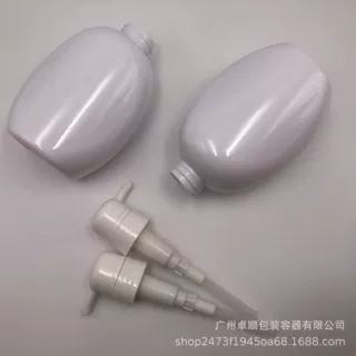 厂家直销500ML洗发水沐浴露消毒液洗手液化妆品日化PET塑料按压瓶