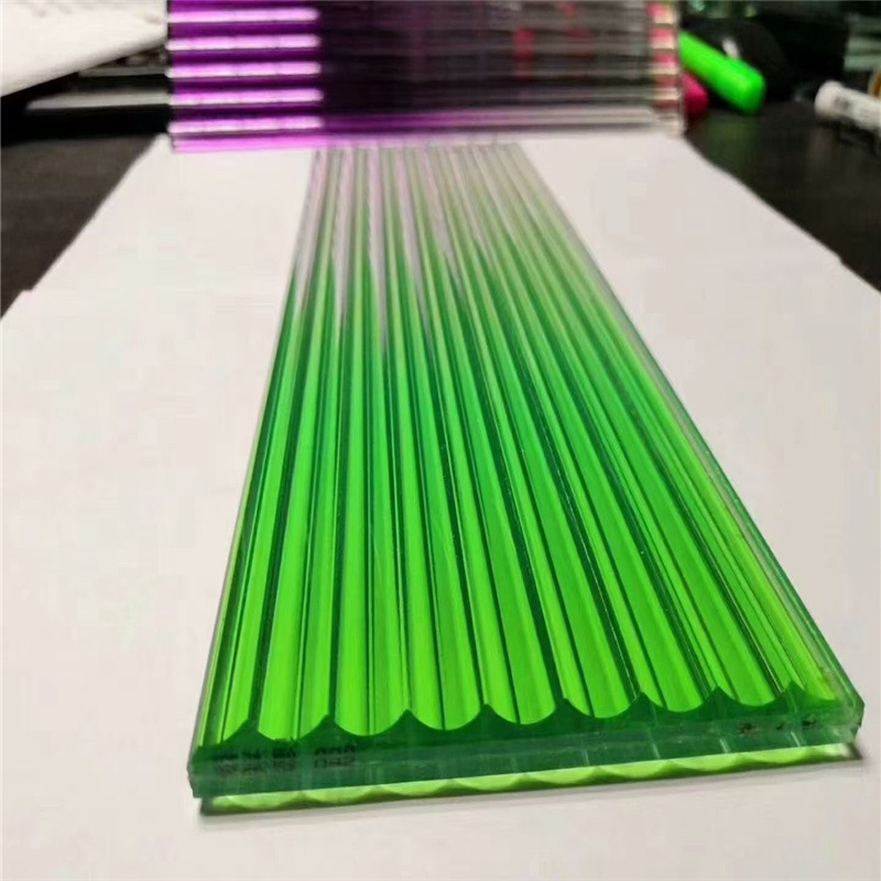 七彩压花玻璃  艺术彩色海棠花玻璃 玻璃原片 品质保障