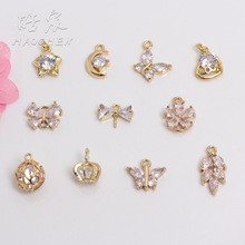 14k�������÷��΢��ʯ��� ������朒�� diy�朶�������