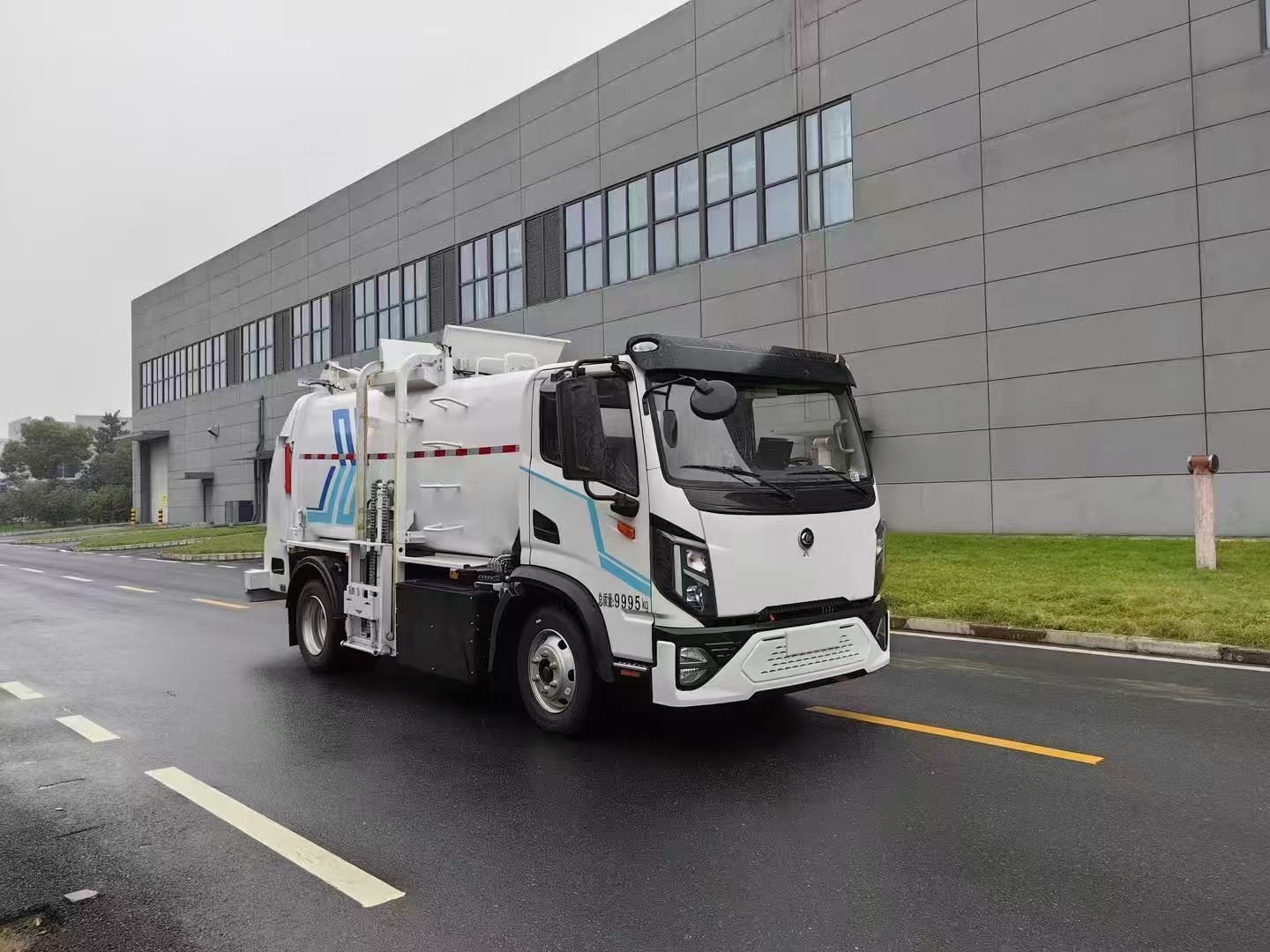 New Energy Kitchen Waste Truck, Pure Electric Kitchen Waste Collection Truck, Urban Sanitation Kitchen Waste Collection Truck