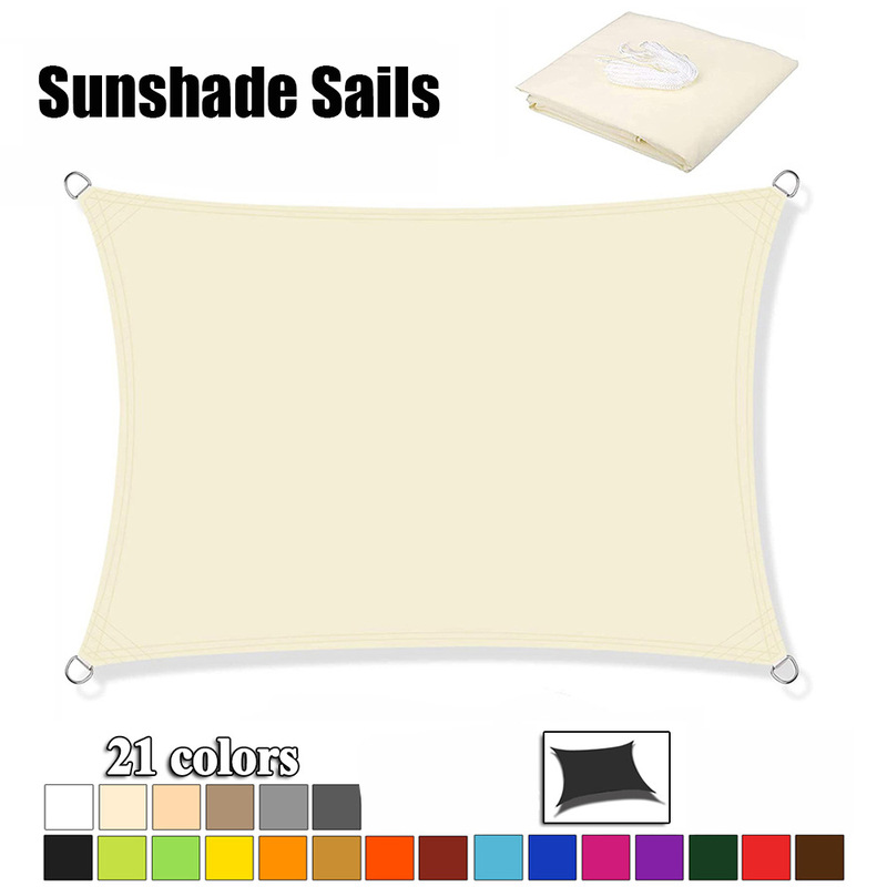 Cross-border Explosions 420D Oxford Cloth Sunshade Sail Courtyard Waterproof Sunshade Cloth Outdoor Balcony Sunscreen and Windproof