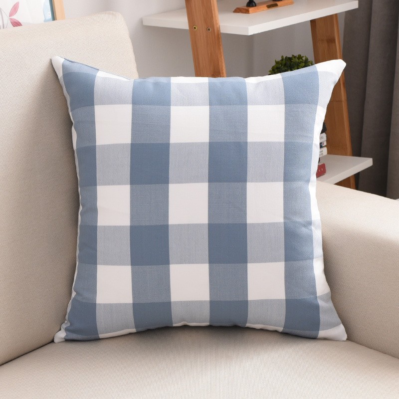 Cojín de asiento de algodón y lino para oficina y sofá