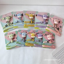 √狗狗牵引绳卡通背心式遛狗绳小鹿小兔拴狗绳中型小型犬宠物项圈
