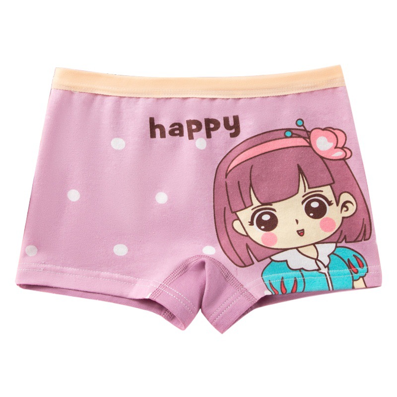 Calzoncillos Boxer para niños puro algodón Niña niña bebé algodón Clase un pequeño mediano y niños grandes no clip Butt shorts al por mayor