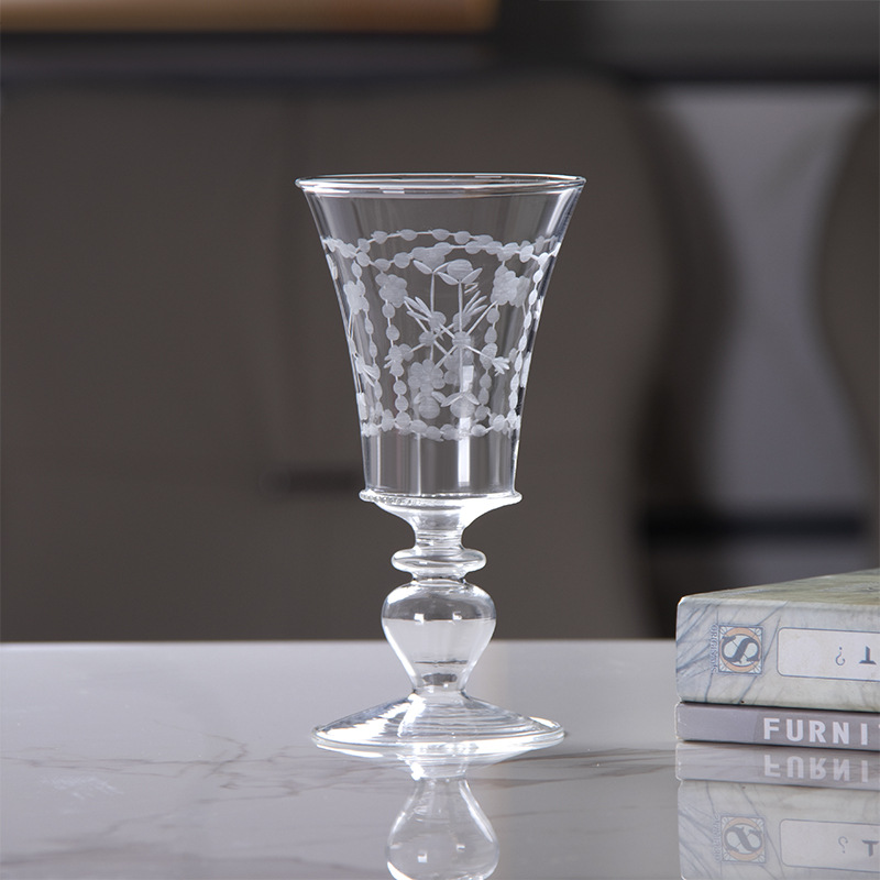 Taza de vidrio taza de jugo taza de bebida fría taza de té de leche Red roja creativa Taza de bebida grande batido de batido bebida taza de helado