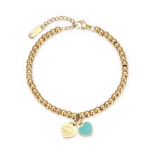 charms heart bracelet for women bang beads femme gifts