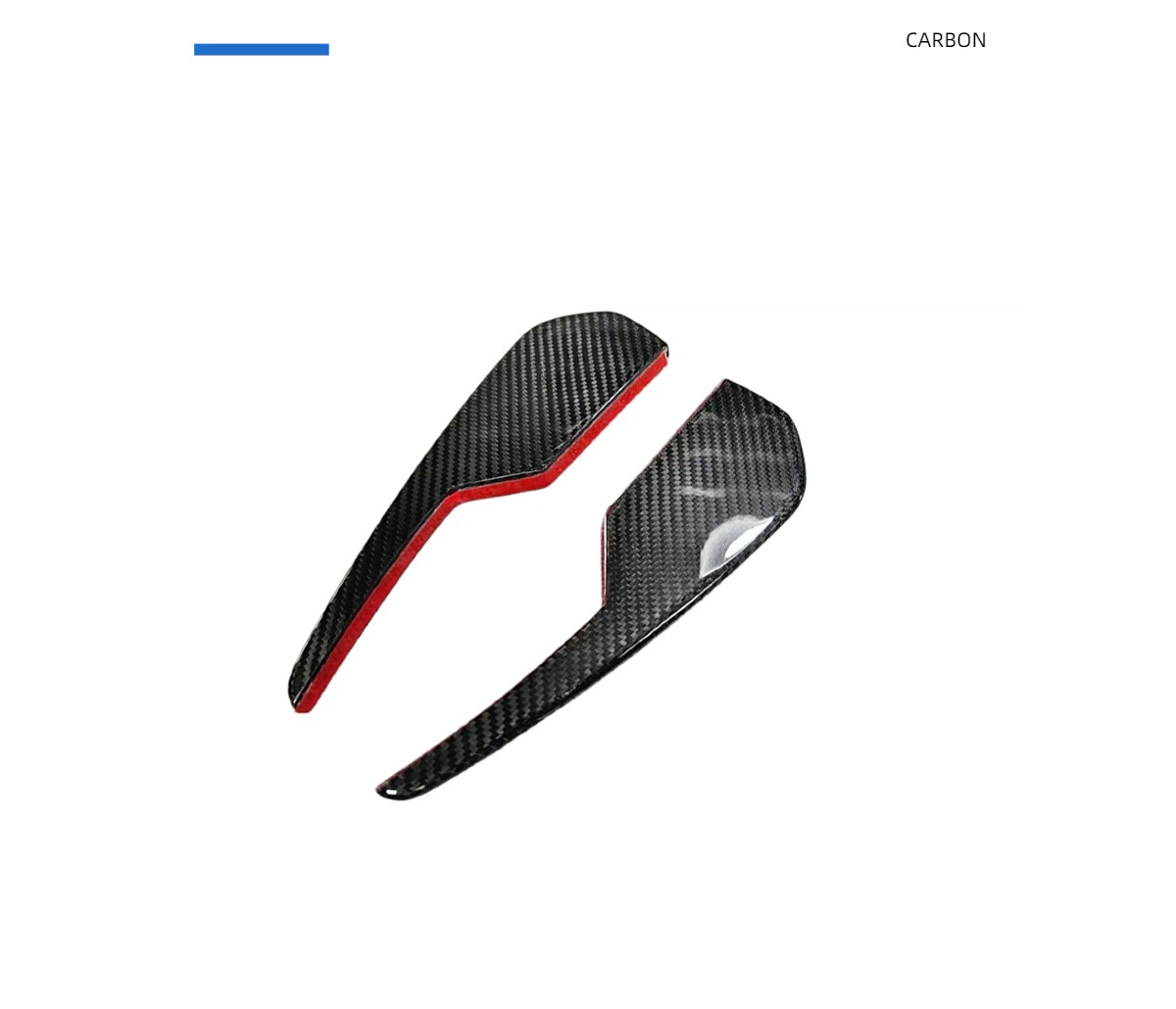 Suitable for BMW M3M4G80G82 dry carbon fiber 3D air spoiler BMWDRYCARBONS front bumper spoiler