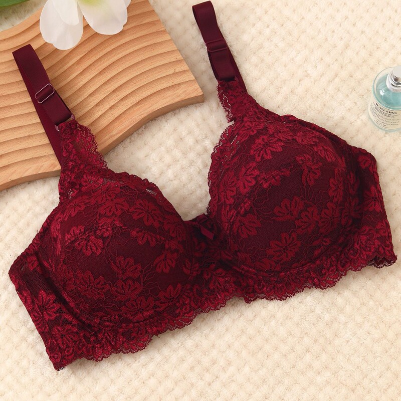 Women's Luxury Lace Plus Size Bra Lace Underwear Aliexpress Amazon Hot Style