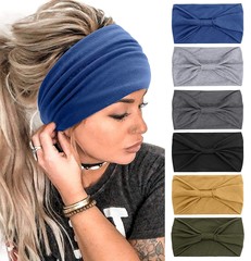Fashionable Polyester-Cotton Hair Headband, Sports Sweat-Absorbent Headscarf, Wide Fabric Headscarf &ndash; Directly from Manufacturer