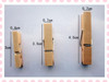 Wholesale DIY4.5cm wooden clip color wood clip cartoon clip photo wood clip craft wood clip