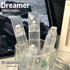 跨境笔型点点胶ins高颜值修正带式双面胶粘性超强胶带手工手账用