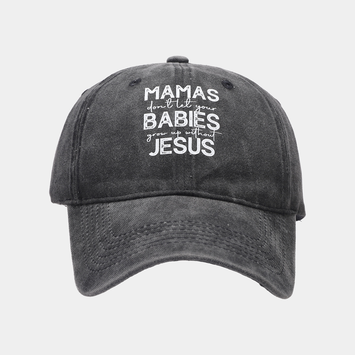Gorra de béisbol estilo americano con letras vintage lavadas para mujer, gorra de moda retro para hombre, gorra informal de primavera y verano.