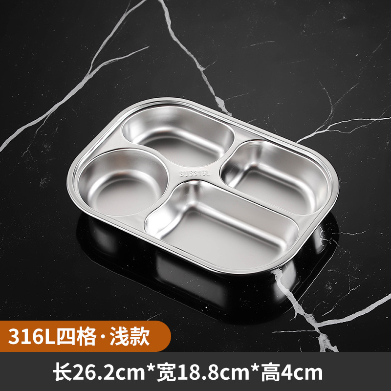 316ステンレス製の弁当箱のサラリーマンは食事を持っています。|undefined