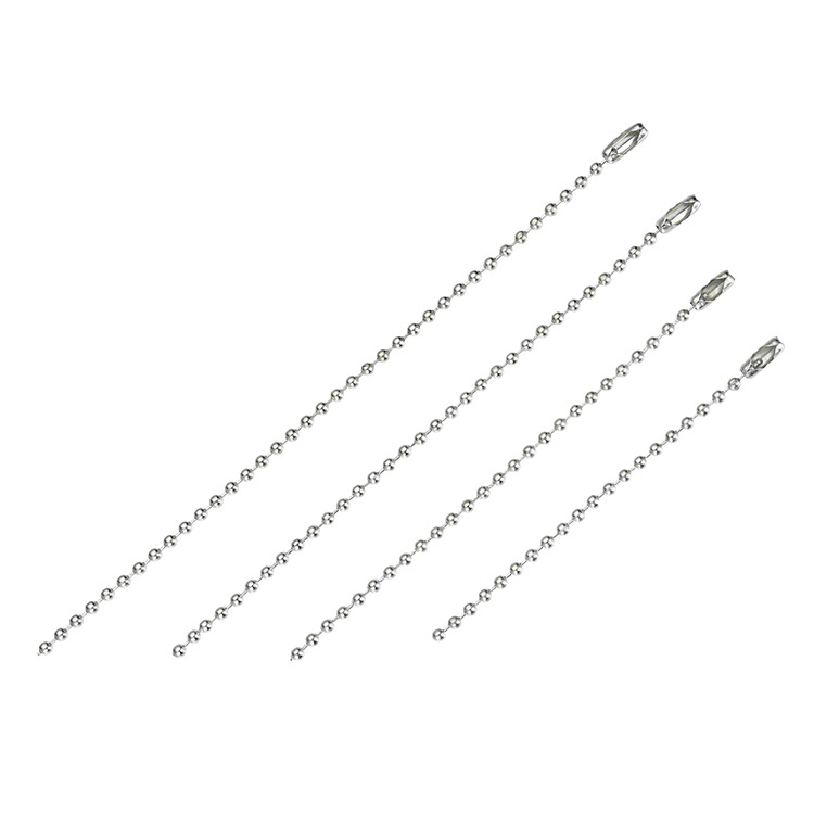 厂家现货直供304不锈钢珠链8CM10CM12CM15CMDIY饰品质优价美