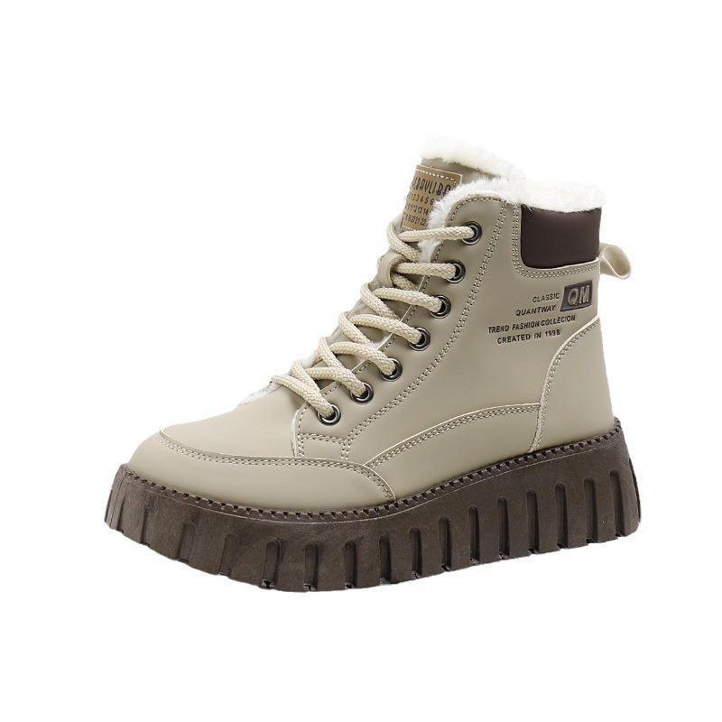 Stivali da donna Desert Boots Stivali da neve Sintetici Bohemian Punk Tacco medio Tacco alto Punta a punta Punta quadrata Calzature sportive da ufficio stringate_voghion.com