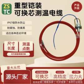 厂家生产 测温电缆 煤炭测温电缆厂家批发防爆铠装煤炭测温电缆