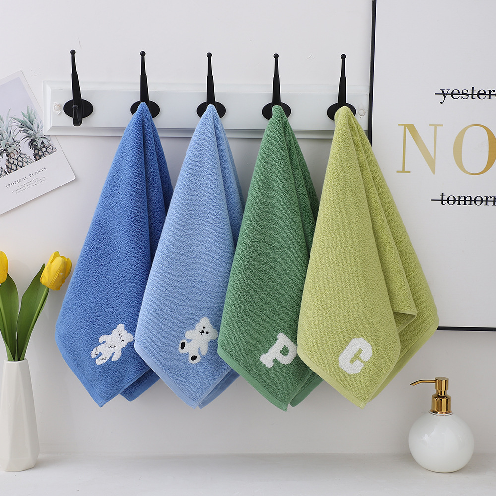 Gao Yang Towel Cotton Face Bath Home Use Adult Men Women 100% Cotton Soft Absorbent Thick Washcloth Custom LOGO