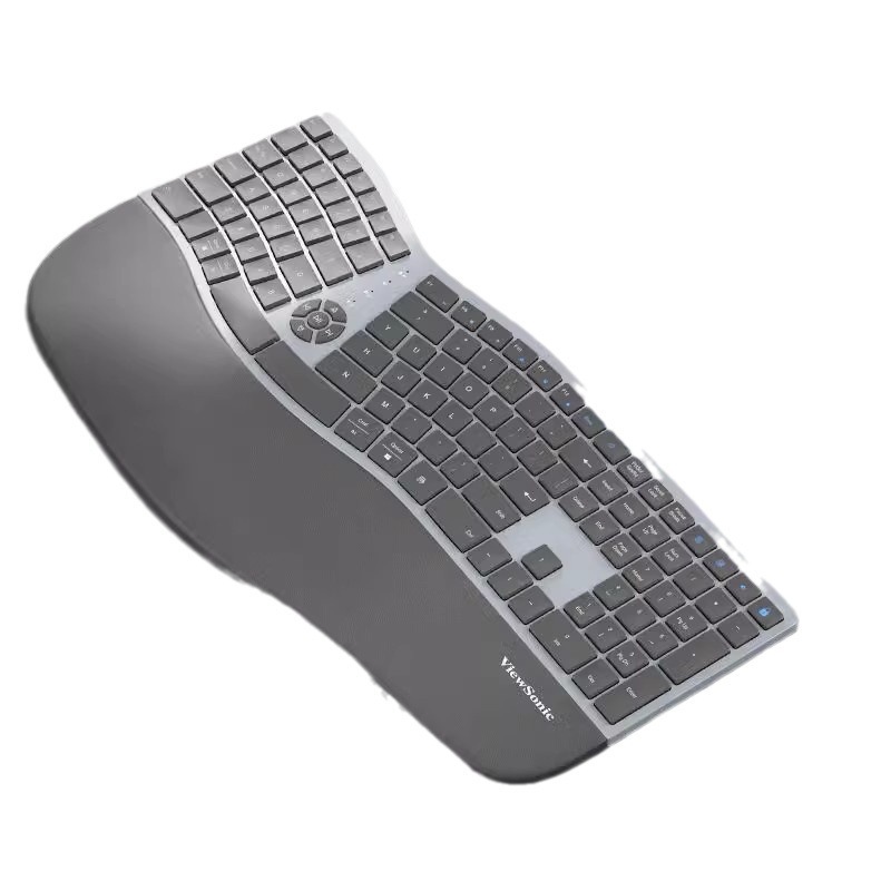 優派のノートパソコンのデスクトップのコンピュータのホストの無線のキーボードのbluetoothの充電の2モードの人体の工学のマルチメディアのキーボード|undefined