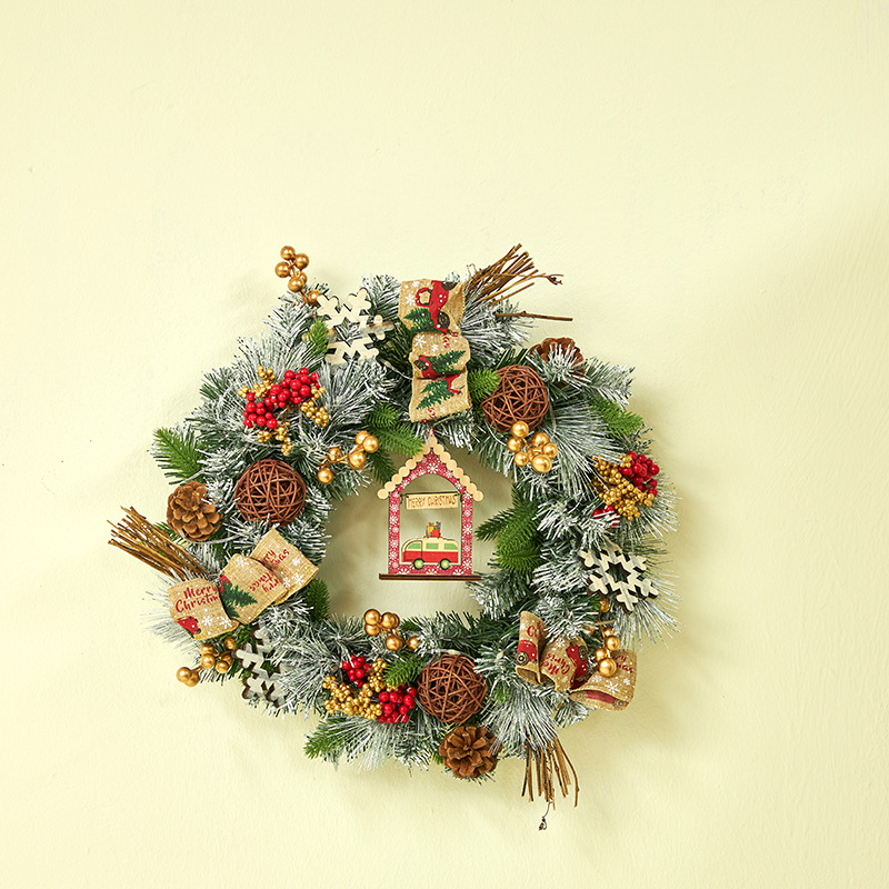 Navidad nuevo 30cm 60cm escritorio Navidad decoración traje guirnalda ratán Navidad árbol combinación vacaciones preferido