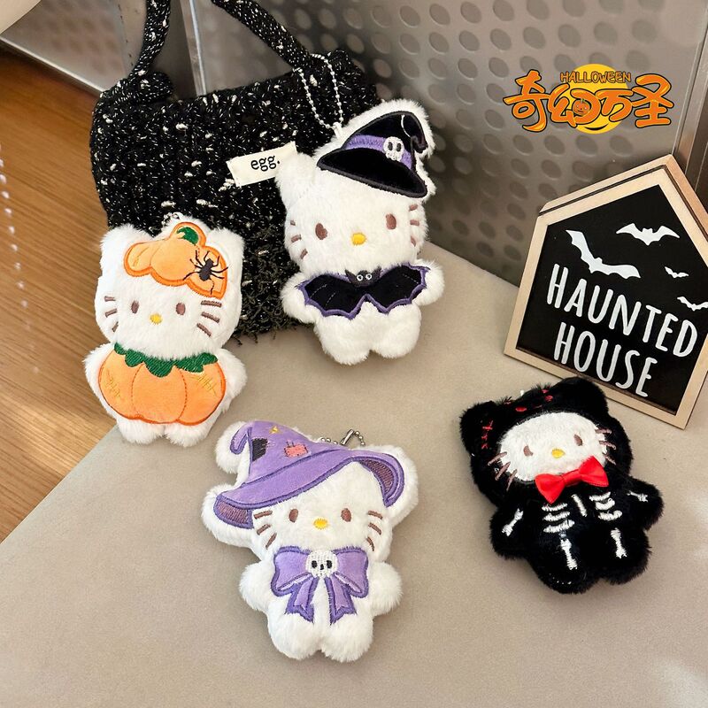 Halloween Funny Cross-Dressing Kt Cat Doll Pendant Pumpkin Bat Shape Doll Holiday Gift Bag Pendant Halloween Funny Cross-Dressing Kt Cat Doll Pendant Pumpkin Bat Shape Doll Holiday Gift Bag Pendant
