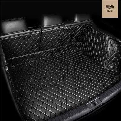 Trunk Mat old new full-surround special - full-surround-pure-black-leather-leave-a-message-car-name-year-default-item