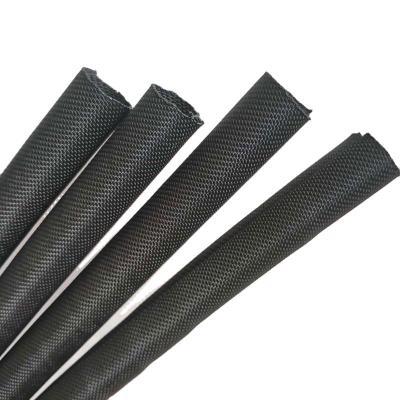 厂家现货开口自卷式纺织布套阻燃耐磨尼龙汽车线束保护套管包线管