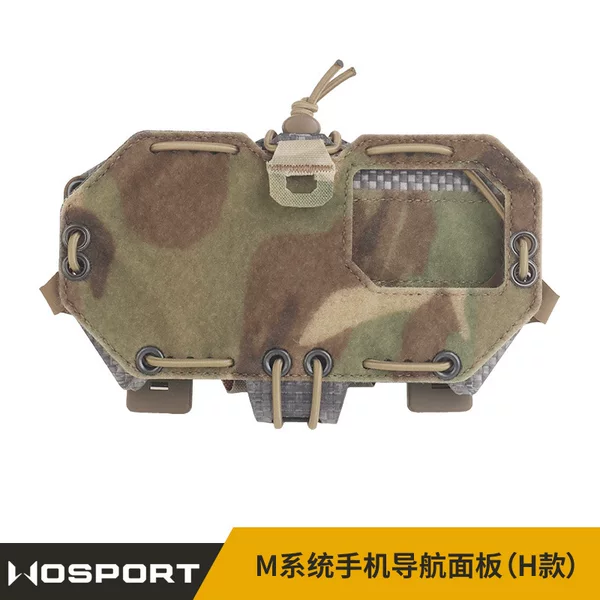 WOSPORT Camouflage H Model M System Velcro Phone Navigation Panel is compatible with most smartphones with cases