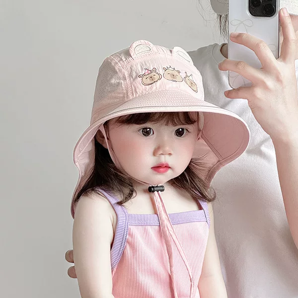 Baby Sun Protection Shawl with Large Brim, Unisex Children's Sun Hat, Quick-Dry 2026 New Versatile Model