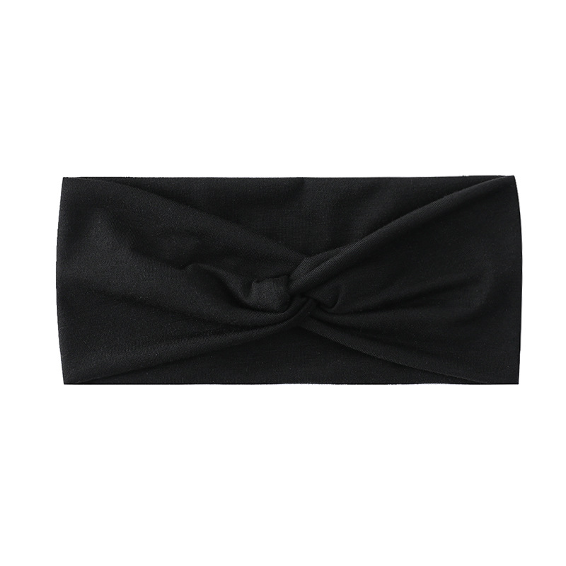 Europa y América de yoga bohemio deportes banda para el cabello elástico antideslizante banda para el cabello de ala ancha entrenamiento correr sudor-absorbente diadema de las mujeres