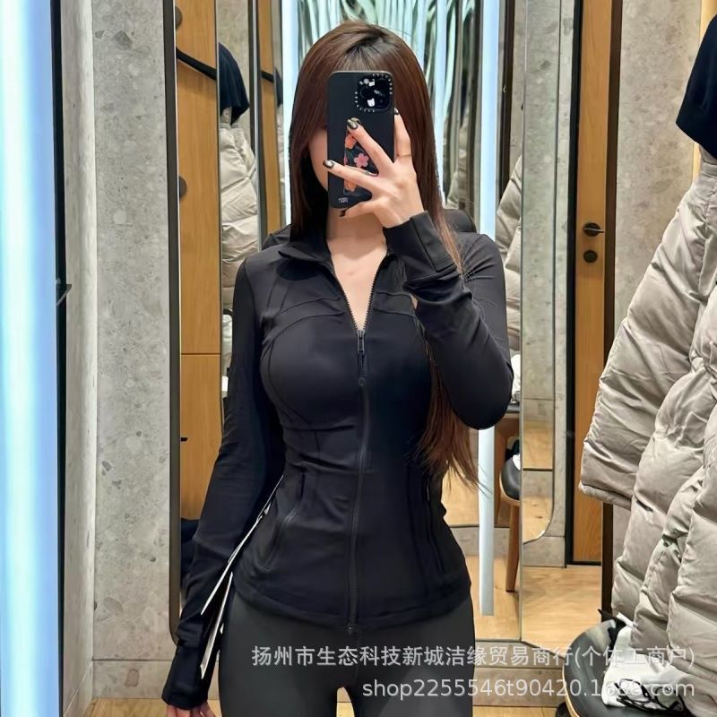 Lulu Original Label Define Quick-Drying Slim-Fit Stand-Up Collar Jacket Stretchy Sports Fitness Running Yoga Wear Women's Top Lulu Original Label Define Quick-Drying Slim-Fit Stand-Up Collar Jacket Stretchy Sports Fitness Running Yoga Wear Women's Top