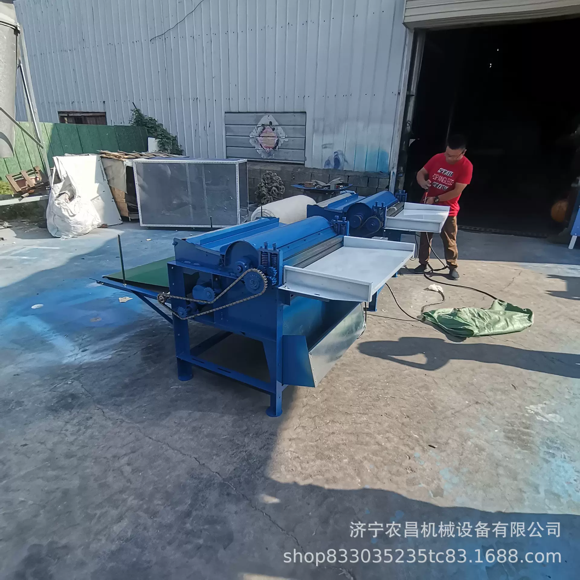 120型单辊弹花机 丝绵被翻新梳理机 梳理棉花羊毛的设备