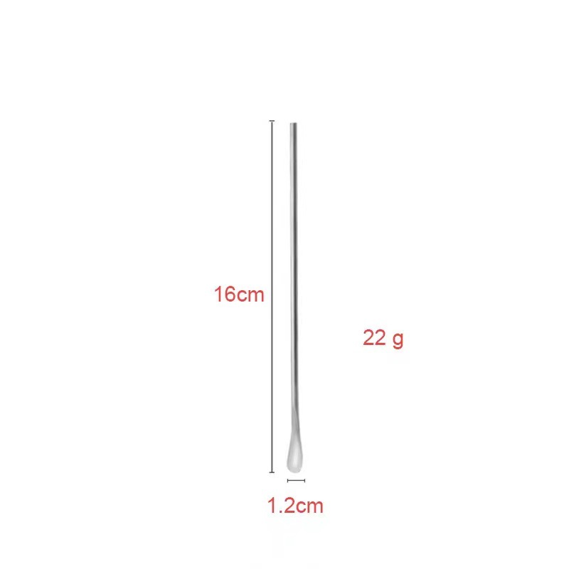 Cuchara pequeña de acero inoxidable 304 de estilo japonés con mango largo, forma de abeja, ideal para café, postres, hielo y cócteles._voghion.com