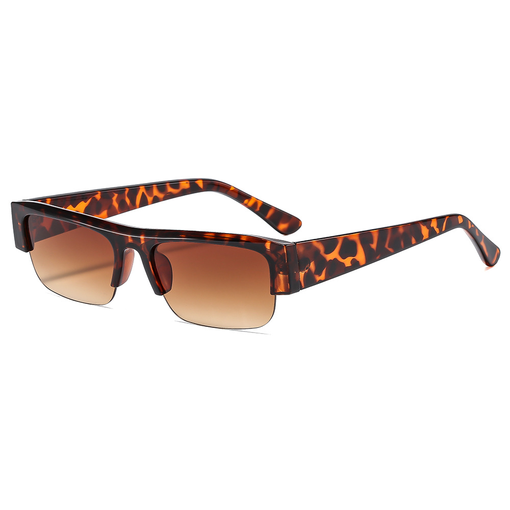 Vintage, neue, trendige europäische und amerikanische Ins-Style-Sonnenbrille mit quadratischem Rahmen – modisch im Hip-Hop-Stil. Persönlichkeitsstarke Sonnenbrille._voghion.com
