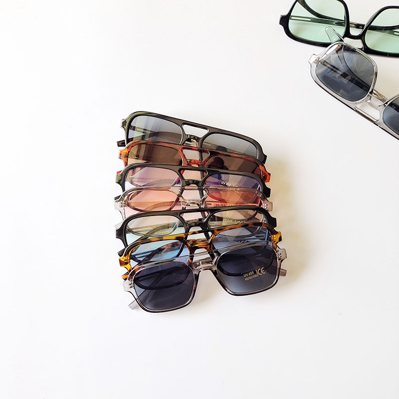 Sunglasses Classification Retro Leopard UV400 Protection Resin Oval Frame Patchwork Full Frame Kids Sunglasses