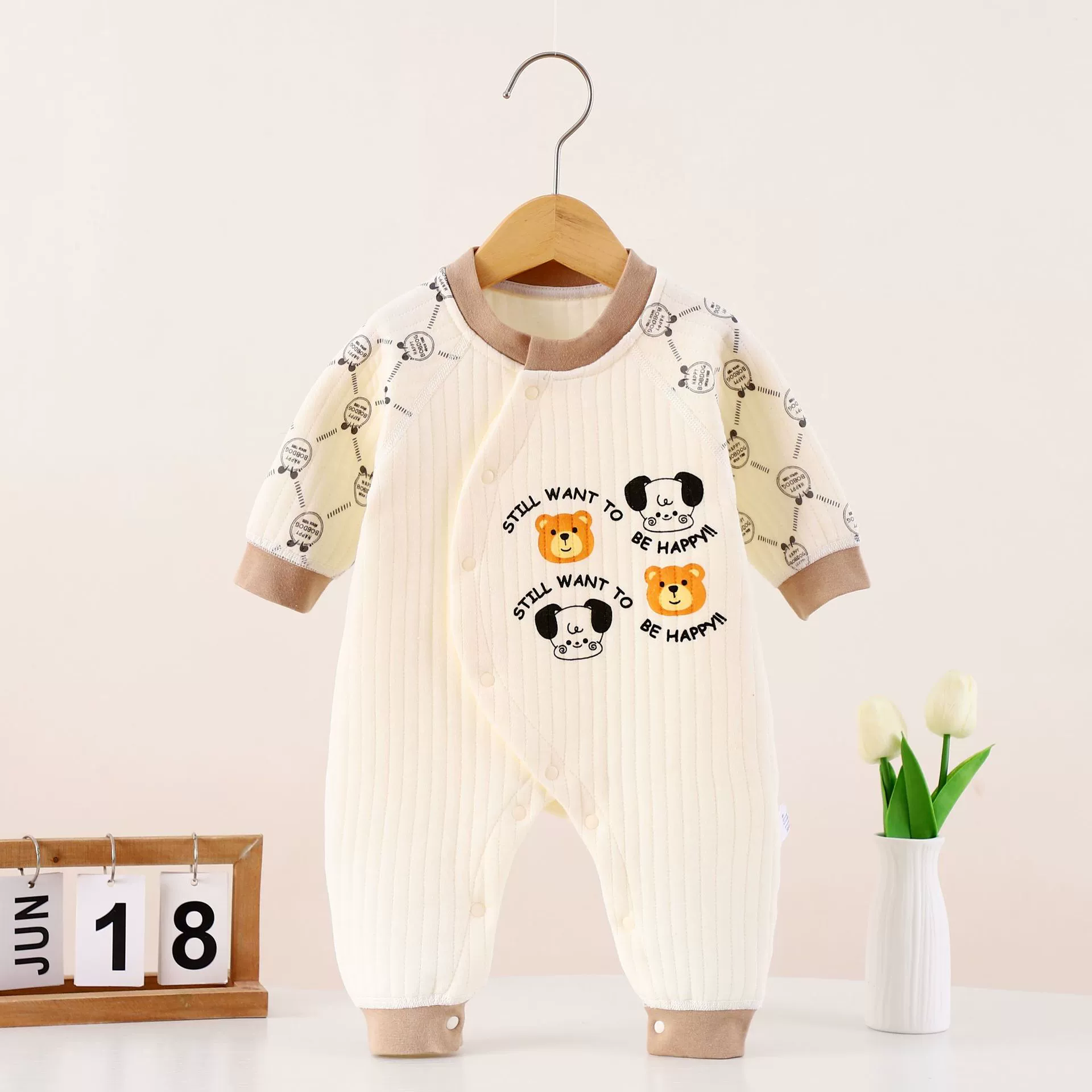 Детская одежда Осенний и зимний комбинезон без костей