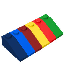 ��50g���羳MOC��ľ4286С����ƴװ������3x1б��שdiy�������