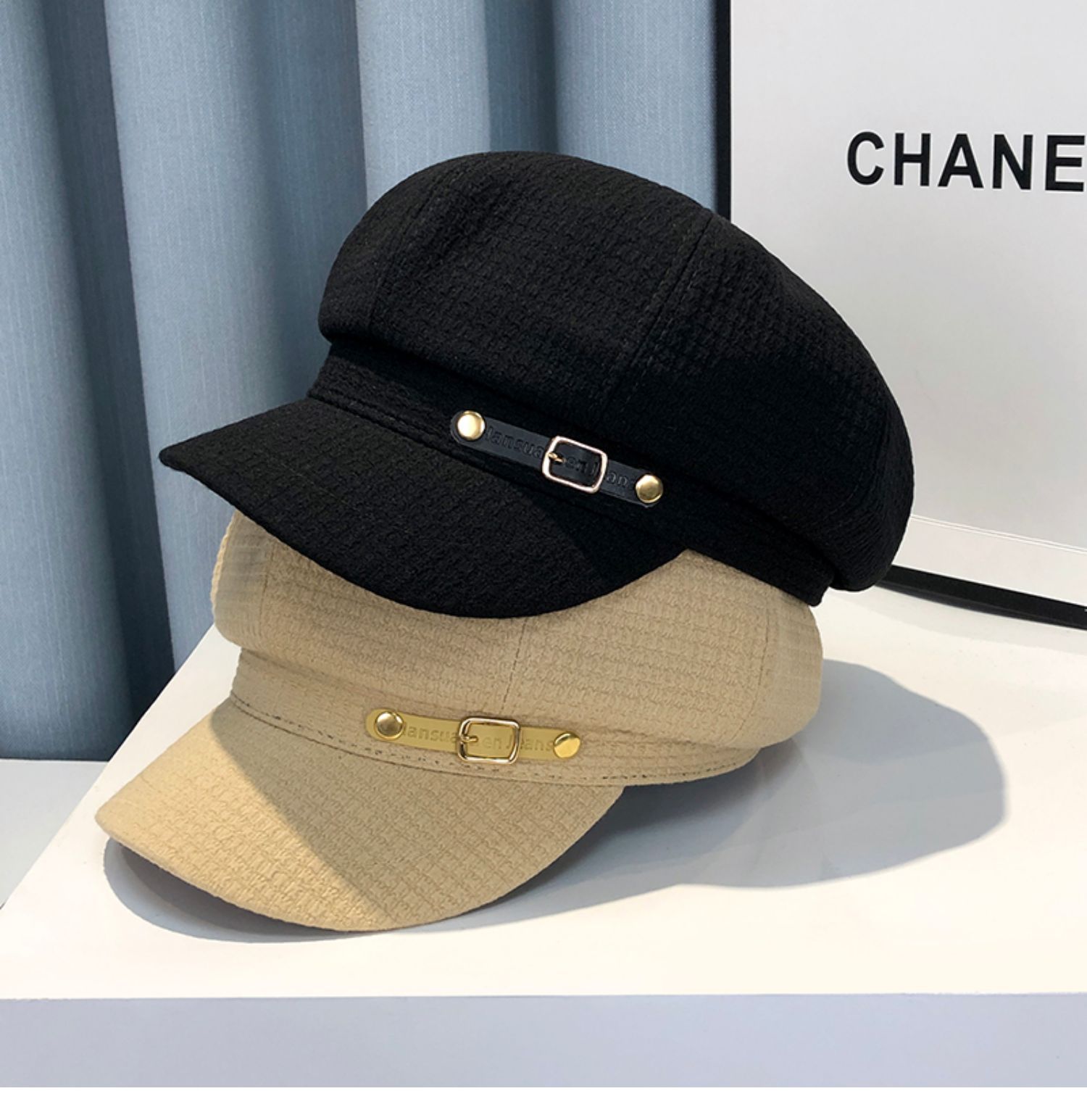 British style beret children's Korean version internet celebrity fashion versatile painter hat duck tongue newspaper boy_voghion.com