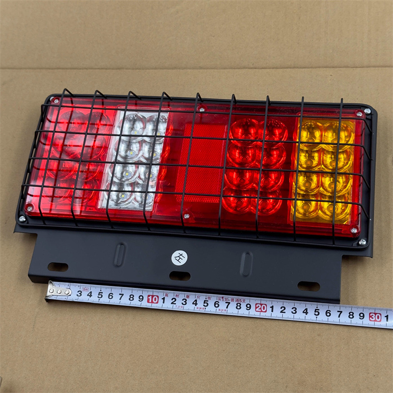 Iron net crystal era rear tail light LED waterproof light truck inverted liberation box truck super bright 12v24v universal
