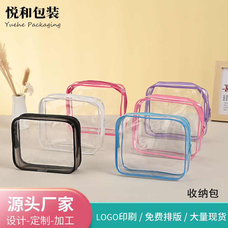 Transparent Cosmetic Bag Sub-Bottle Multi-Color Bag Portable Travel Toiletry Bag Pvc Large Capacity Cosmetics Bag Manufacturer Wholesale Transparent Cosmetic Bag Sub-Bottle Multi-Color Bag Portable Travel Toiletry Bag Pvc Large Capacity Cosmetics Bag Manufacturer Wholesale