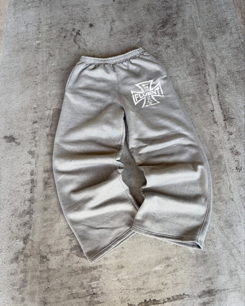 Heren joggingbroek met print y2k stijl elastische tailleband_voghion.com