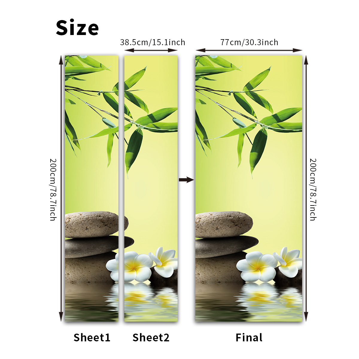 Pegatinas para puertas 3D respetuosas con el medio ambiente, autoadhesivos, fabricantes de origen al por mayor, patrones populares transfronterizos de alta definición, adhesivos para puertas impermeables, a prueba de aceite y antiincrustantes