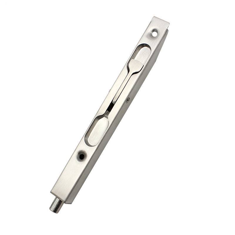 Personalizado 304 perno de puerta de acero inoxidable perno de puerta de cielo incrustado doble puerta de madera perno antirrobo