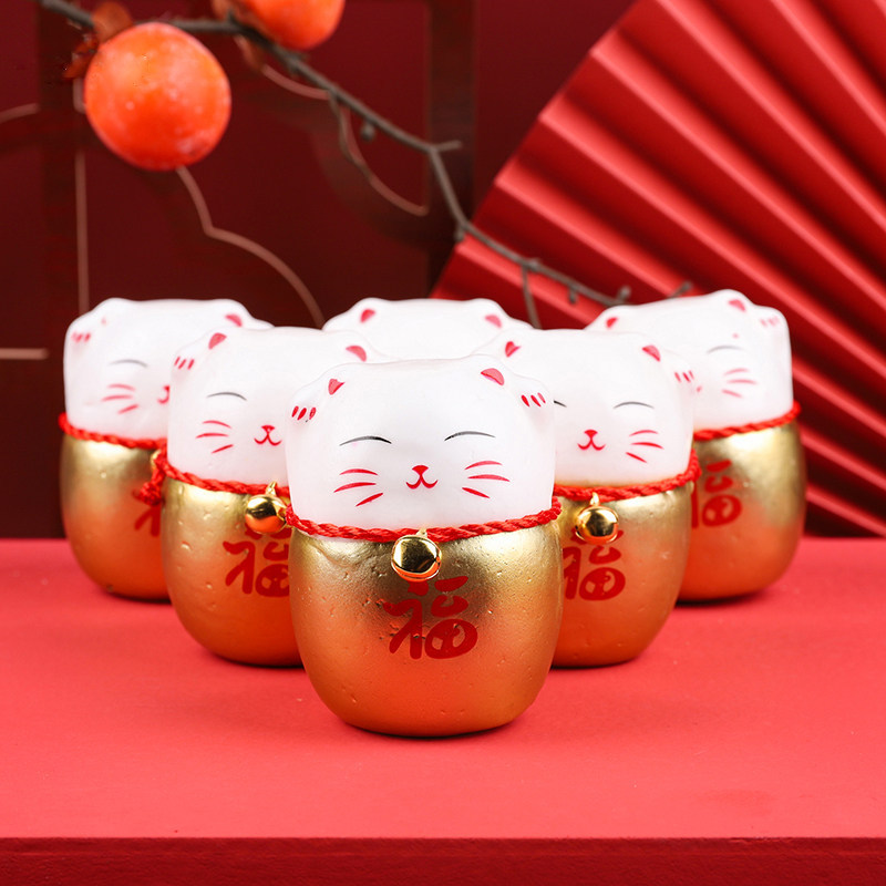 Cubo de abrazos de Año Nuevo, cubo de la fortuna redondo, cubo para arreglos florales, cubo de la prosperidad, flores de Año Nuevo, kit de material para flores artificiales, cubo de la fortuna vacío, venta al por mayor.