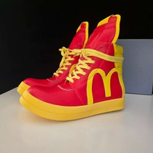 Rick Owens�L����Ƥ���߰�Ь �^��ţƤ rickowenЬ��Ʒ�ڙ�