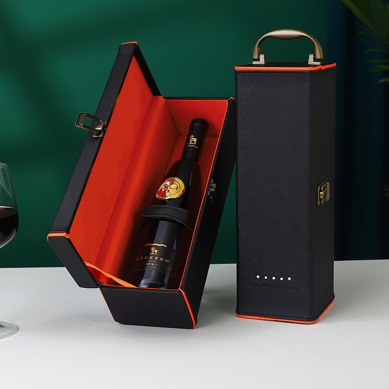 Caja de regalo de vino de alta calidad doble caja de embalaje de vino general dos cajas de vino personalizadas
