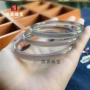 天然女士烟灰冰种玉镯