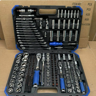 German Quality 216-Piece Auto Mühərrik tənzimləmə alətləri - 216-pieces-72-teeth-auto-repair-model-blue-edge-free-replacement-if-damaged-after-final-warranty